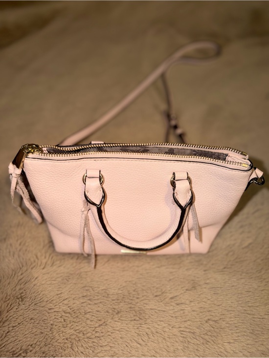 Rebecca Minkoff Handbags - Rebecca Minkoff Pale Pink Mini Leather Crossbody Satchel